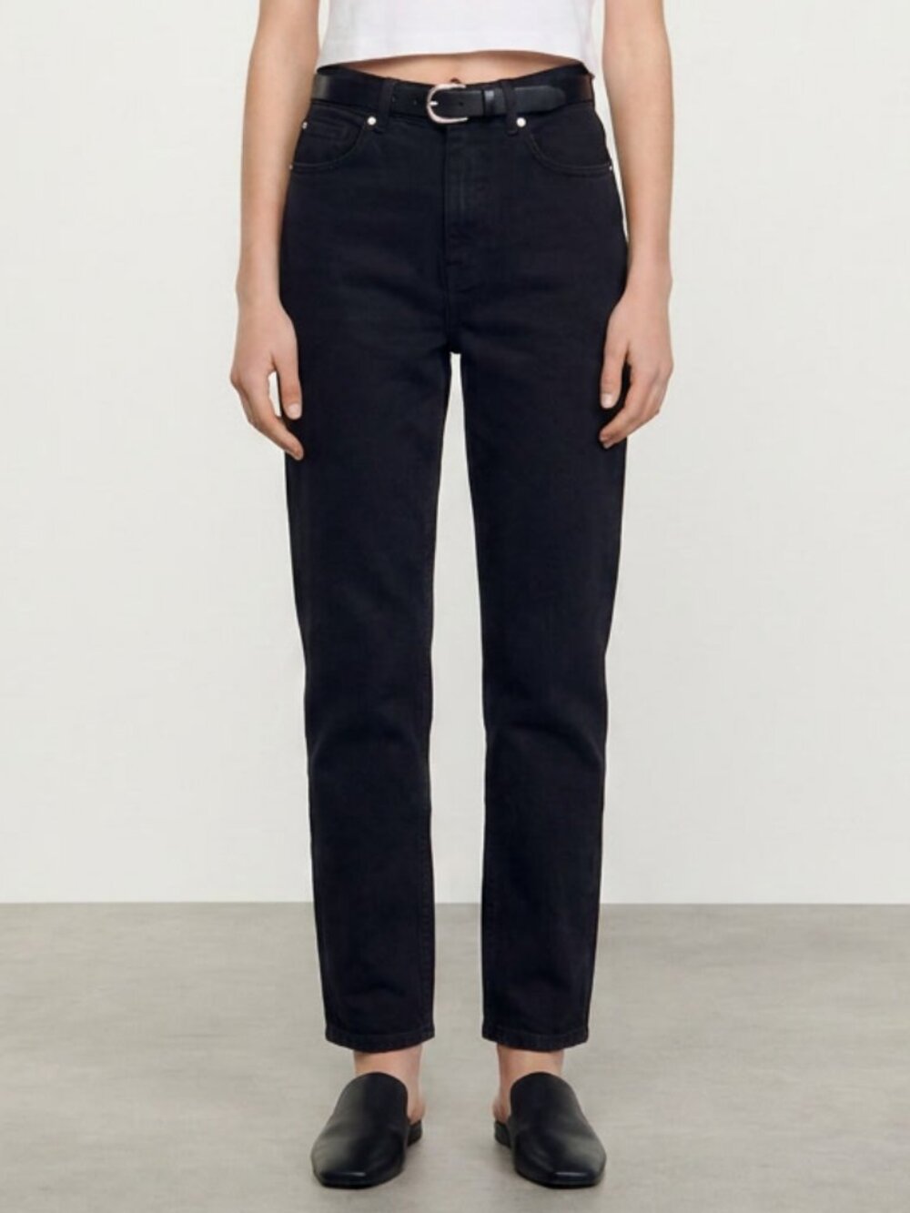 KOTN Straight Leg Black Jeans Size 2
